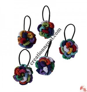 3-layer flower hairband