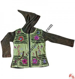 Kids Razor-cut hand emb. Jacket