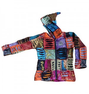 Kids patch-work rib Jacket 3