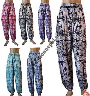 Flower-Elephant print trouser