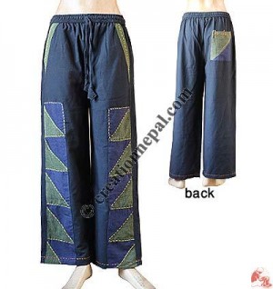 Wedge patch shyama cotton trouser