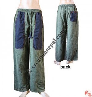 Different color long pocket trouser