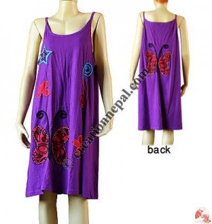 Butterfly patch sinkar dress