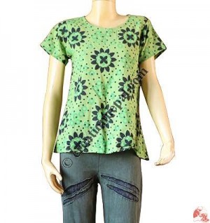 Flower print Khaddar top