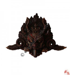 Chhepu mask-Antique medium resin