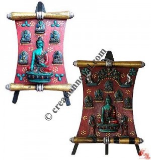 Buddha table stand painted board
