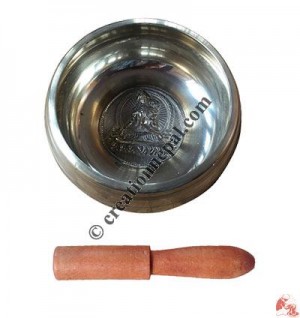 Tara design bronze singing bowl