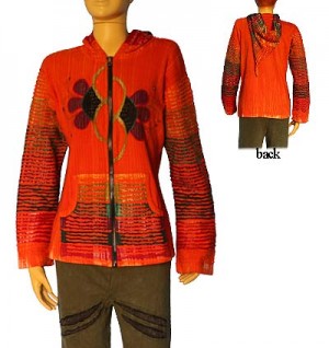 Brushed base colorful hoodie