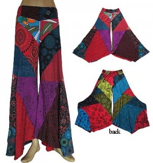 Printed sinkar bell bottom trouser