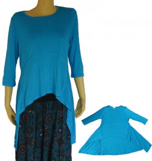 Drape Front viscose dress