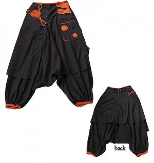 Fine cotton 2-layered trouser