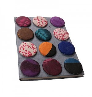 Circles blocks small notebook