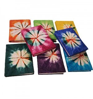 Tiedye cover pocket notebook