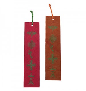 Bookmark - Buddhist signs (packet of 6)