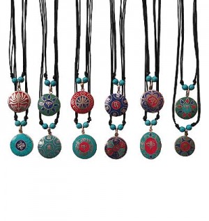 Buddhist signs pendant