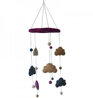 Felt Chandelier