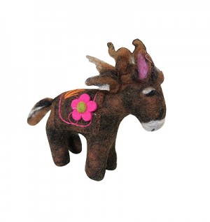 Felt donkey