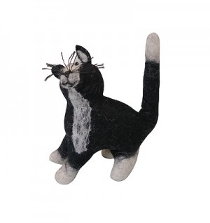 Felt BW cat