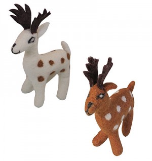 Felt Spotted deer2
