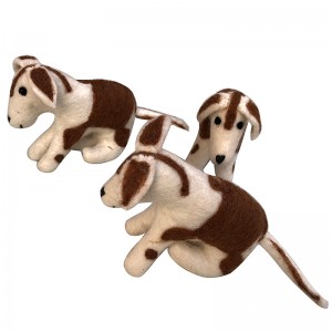 White and brown dog