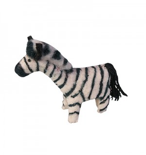 Felt zebra