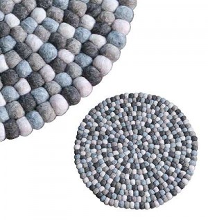 40 cm Circle shape felt mat
