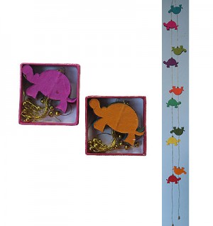 Turtles shape Lokta paper decorative garland