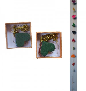 Small hearts Lokta paper decorative garland