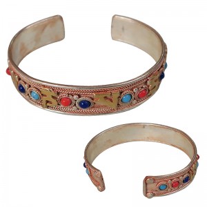 Beads decorated Mantra bangle