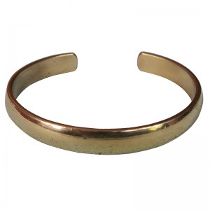 Plain brass bangle