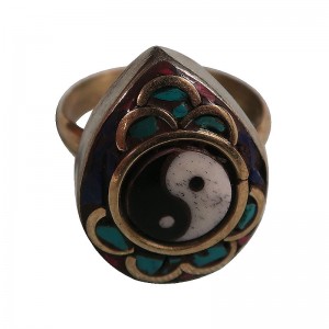 TD Ying-Yang brass Finger ring