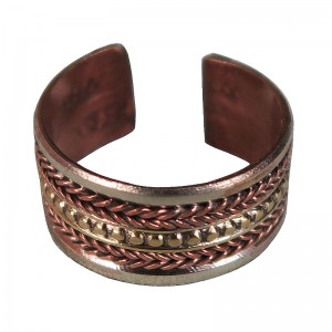 2-line braided finger ring
