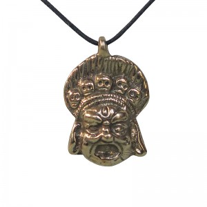 Bhairab brass pendent