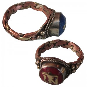 3-metal Om mantr finger ring3