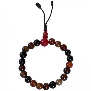 Agate stone beads bracelet