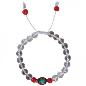Cutting crystal beads bracelet