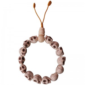 Skull beads bracelet