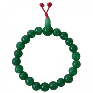 Jade stone beads wristband