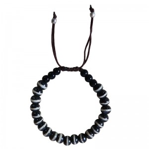 Round ring bone beads bracelet 