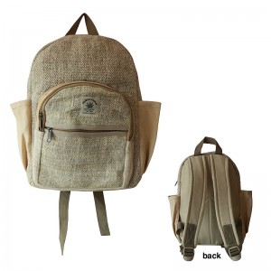 Hemp cotton kids backpack