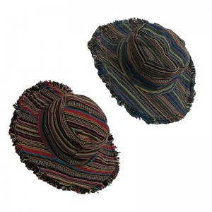 Colorful cotton summer hat1