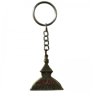 Boudha stupa key ring