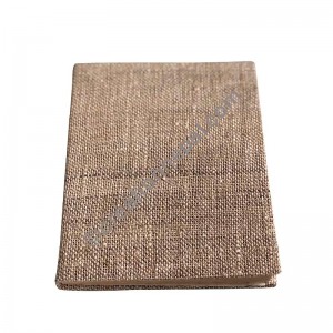 Hemp cover notebook