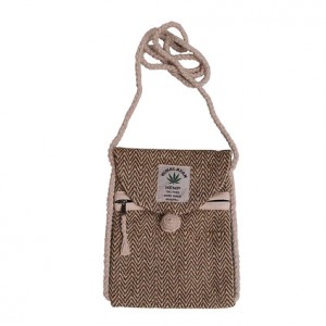 Hemp passport bag