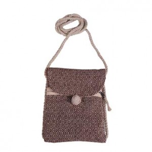 String strap hemp passport bag