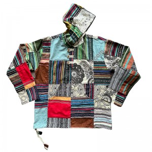 Gheri and shyama cotton patch work pullover
