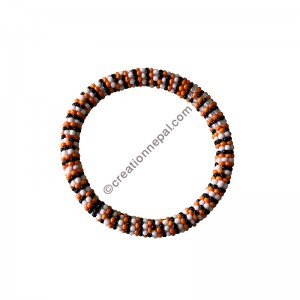 Tweed beaded bracelet