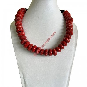 Imitation coral necklace 