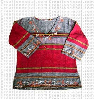 Stripes cotton Ladies top 3
