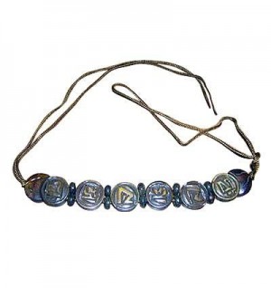 Auspicious mantra bone bracelet